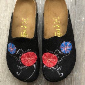 Birkenstock Papillio Floral Patchwork Mules.